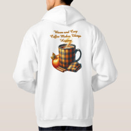 Koffie laat dingen gebeuren hoodie