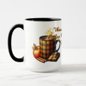 Koffie laat dingen gebeuren mok (Links)