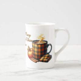 Koffie laat dingen gebeuren porselein kop