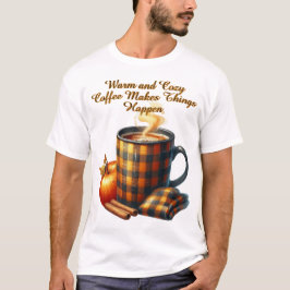 Koffie laat dingen gebeuren t-shirt