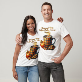 Koffie laat dingen gebeuren t-shirt