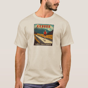Koffie Laat Dit Gebeuren Hardlopen T-shirt