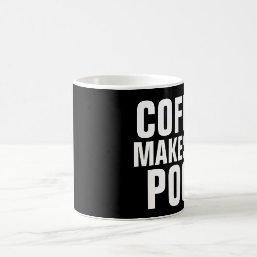 Koffie laat me grappige koffiekreeften poetsen koffiemok (Center)