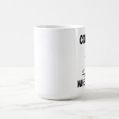 Koffie laat me poepen, GRAPPIGE koffie Mok (Midden)