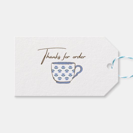 Koffie labels cadeaulabel (Voorkant (Horizontaal))