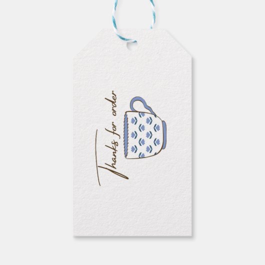 Koffie labels cadeaulabel (Achterkant)