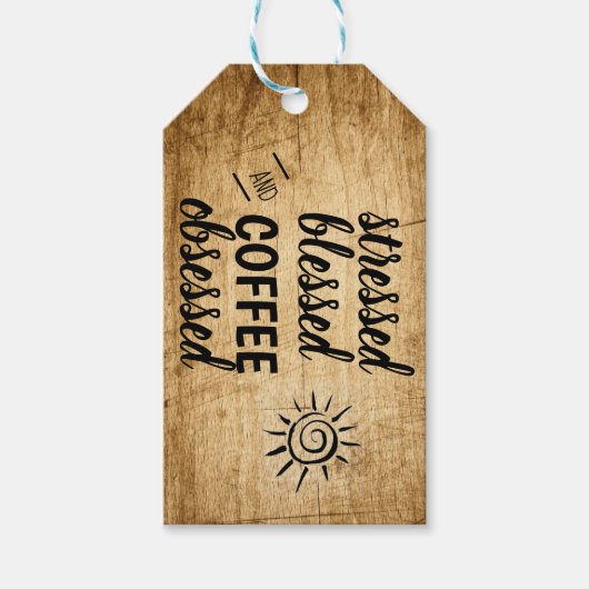 Koffie labels cadeaulabel (Voorkant)