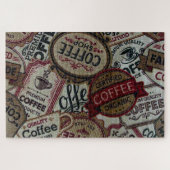  koffie-labels legpuzzel (Horizontaal)