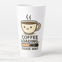 Koffie laden, even geduld - Grappige ochtend cafeï