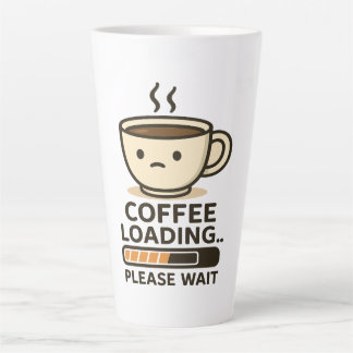 Koffie laden, even geduld - Grappige ochtend cafeï Latte Mok