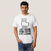 KOFFIE & LAMA T-shirts (Voorkant volledig)