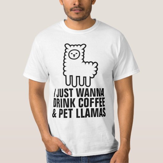 KOFFIE & LAMA T-shirts (Voorkant)
