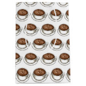 Koffie Latte Cappuccino Verjaardagsfeest Brunch Medium Cadeauzakje (Voorkant)