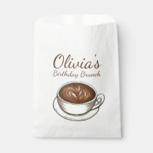 Koffie Latte Cappuccino Verjaardagsfeestje Brunch