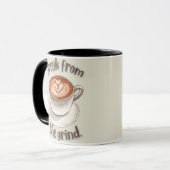 Koffie Latte Koffiemok Mok (Voorkant links)