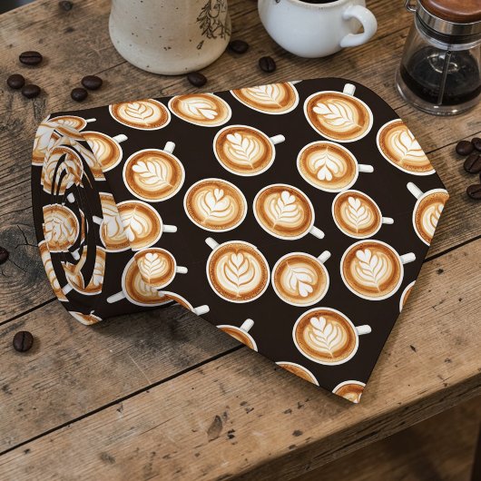 Koffie Latte Liefhebbers Aangepaste Das
