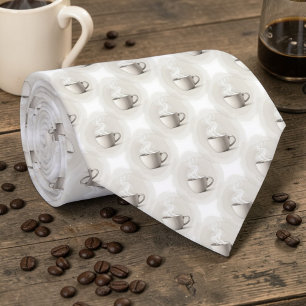 Koffie Latte Liefhebbers Aangepaste Das