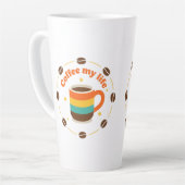 koffie latte mok (Linkerhoek)