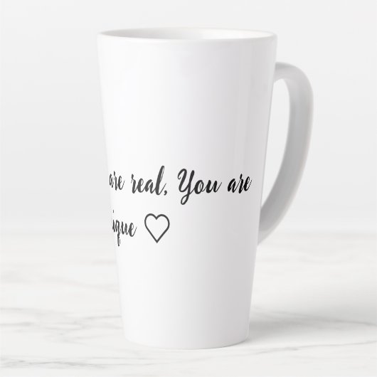 Koffie latte mok (Rechterhoek)