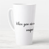 Koffie latte mok (Linkerhoek)