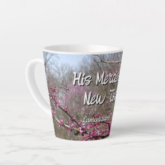 Koffie Latte Mok  Zijn barmhartigheden zijn nieuw 