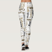 Koffie Leggings (Achterkant)