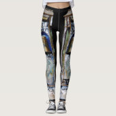 KOFFIE-Leggings met persoonlijke naam Leggings (Voorkant)