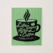 koffie legpuzzel (Verticaal)