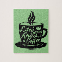 koffie legpuzzel