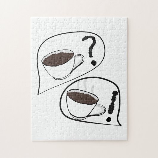 Koffie? Legpuzzel (Verticaal)