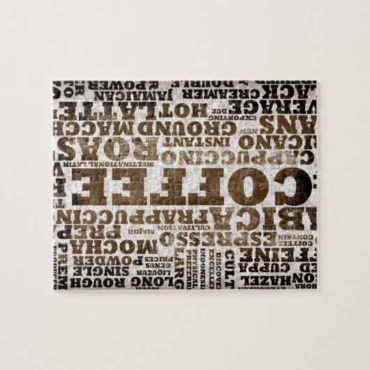 Koffie Legpuzzel (Horizontaal)