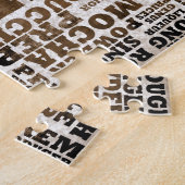 Koffie Legpuzzel (Zijkant)