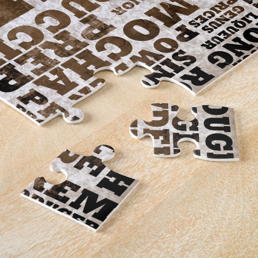 Koffie Legpuzzel (Zijkant)