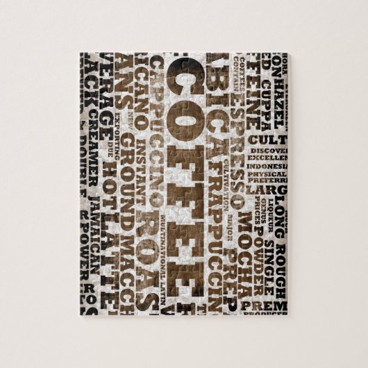Koffie Legpuzzel (Verticaal)