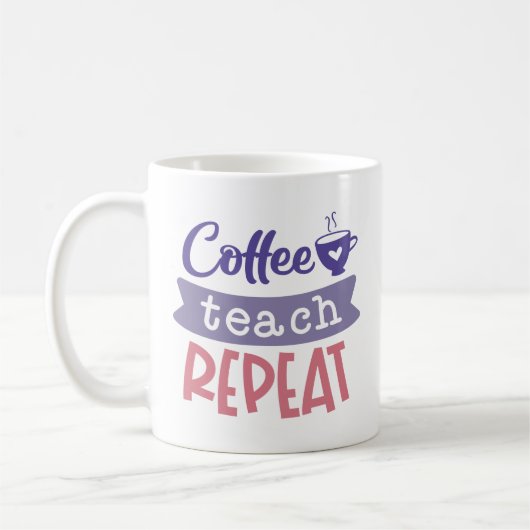 Koffie Leren Herhalen Koffiemok (Links)