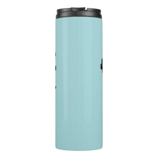 Koffie leren herhalen - Leuk lerarenleven Thermosbeker (Achterkant)