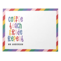 Koffie, lesgeven, cijfer, herhaling typografie ler
