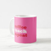 Koffie Lesgeven Herhalen Docenten Mok (Voorkant links)