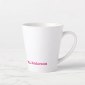 Koffie Lesgeven Herhalen Roze Docent Mok (Rechts)