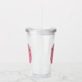 Koffie Letter A: Monogram Initiaal  Acryl Drinkbeker (Rechts)