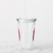 Koffie Letter A: Monogram Initiaal  Acryl Drinkbeker (Links)