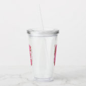Koffie Letter E: Monogram Initiaal Acryl Drinkbeker (Links)