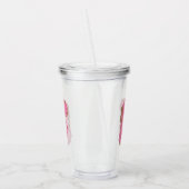 Koffie Letter F: Monogram Initiaal Acryl Drinkbeker (Links)