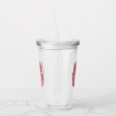 Koffie Letter G: Monogram Initiaal Acryl Drinkbeker (Links)