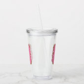 Koffie Letter H: Monogram Initiaal Acryl Drinkbeker (Links)