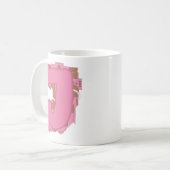 Koffie Letter J: Initiaal Monogram Koffiemok (Voorkant links)