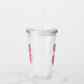 Koffie Letter J: Monogram Initiaal Acryl Drinkbeker (Rechts)