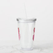 Koffie Letter J: Monogram Initiaal Acryl Drinkbeker (Links)