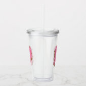Koffie Letter M: Monogram Initiaal Acryl Drinkbeker (Rechts)