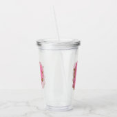 Koffie Letter M: Monogram Initiaal Acryl Drinkbeker (Links)